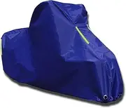 Motorcycle Cover for Triumph Trophy SE 2016-Present, Outdoor All-Weather Universal Motorbike Cover Waterproof, Rainproof, Snowproof, Sun-Proof, Scratch-Resistant and Flame-Retardant(Blue)