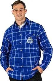 AFL 'Mustang' Flannel Polo - North Melbourne Kangaroos - Flanno Shirt