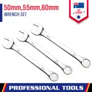 50/55/60mm Metric Combination Spanner Ring Open End Ended Combo Wrench CRV Au