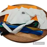 AFW 18" Doll Clothes karate Tae Kwon Do uniform outfit belts and mat