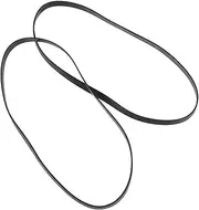 Generic 2pcs Recorder Replacement Belt Rubber Belt for Turntable Fit for Phonograph and Tape Machine