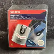 SanDisk ImageMate CompactFlash Card Reader/Writer Type I/II USB 2.0 - Sealed NEW