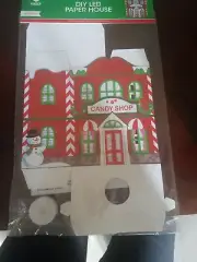 DIY Paper House Christmas Craft