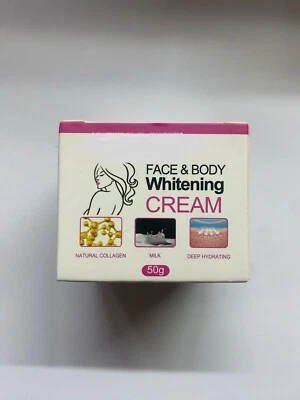 Dark Skin Permanent Bleaching 3 days Lightening Whitening Cream Face Body 100g