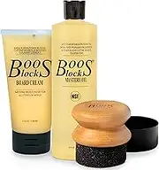 John Boos 3Pc Wood Cutting Board Care Set - Mystery Oil, Board Cream, Applicator