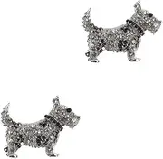 [LIFKOME] Brooch Badge Pins Back Pins Animal Jewelry Cute for Back Pins Back Valentine's Cute Vintage Animal Lapel Pin Lapel Pins for Women Silver Alloy