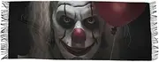 [XYMZR] Women’s Scarf Evil Clown Balloon Soft Warm Long Scarves Shawl Wrap for Winter Autumn Spring Travel Office Home, Multi-colored