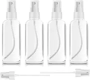4 Pack Portable Mini Spray Bottles,Small Refillable Liquid Containers,Refillable Spritzer for Travel, Cleaning, Gardening, Skin Care Atomizer