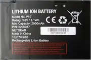 Battery for Telstra Advanced 2 Netgear 790S | Telstra Advanced 3 Netgear 810S W-7