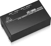 Behringer HD400 MicroHD Ultra-Compact 2-Channel Hum Destroyer, Silver