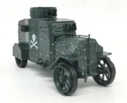 ATLAS WWI German Ehrhardt EV4 Armored Army Snow Green Tank Pre-built 1:43 Model