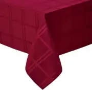 New Wamsutta® Solid Tablecloth 52" X 52" Ruby Red