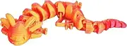3D Toy, 3D Figures, 3D Animals, Axolotl Figure, Cute Axolotl Cuddly Toy, 3D Printed Decoration for Home, Office, School and Gifts (19 cm)