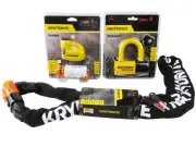 Kryptonite 5-S2 Disc lock Black and 1016 5.25 ft Integrated Chain w/Disc Lock