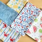 2Pcs/Set fruit Pattern Tea Towel Reusable Table Mat Placemat Table Decoration