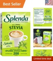 Natural Stevia Sweetener Packets - 200 Count, Ideal for Health Lovers