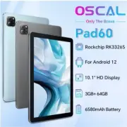 Oscal Pad 60 10.1" Android Tablet 3GB 64GB Quad-Core WIFI - Glacier Blue - NEW