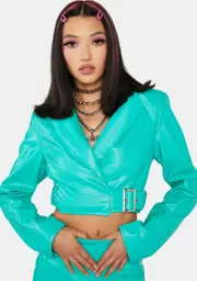 Jade The Devil's Reject Cropped Blazer