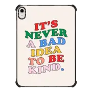 iPad 10.9-inch (10th gen) iPad Impact Case Be Kind iPad Case by Quotes by Christie