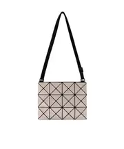 Bao Bao Issey Miyake Lucent Logo Engraved Crossbody Bag One size beige