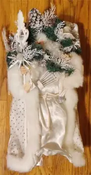 Vintage Roman, Inc. White Santa Tree Topper [New in Box, 16", 87874]