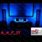 LED Accent Lighting Kit Home Theater TV Backlight Kit Strip Lights Power Adapter