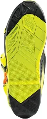 Thor Radial Boots Outsole Replacement Insert Set Black/Flo Yellow
