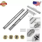 Premium 20 Inch Soft Close Drawer Slides with Heavy Duty Ball Bearings - 5 Sets