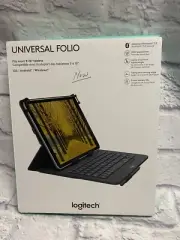 Logitech Universal Folio Case, Advanced Bluetooth, 9-10" Tablets, Android/iOS