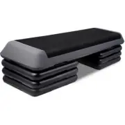 Aerobic Exercise Step Cardio Fitness Bench Stepper Workout Riser Block 3 Level