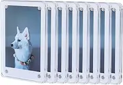 SULEPE Polaroid Picture Frame Magnetic, Fridge Magnetic Frame 2x3, Instax Mini Photo Frame, Refrigerator Magnet Display, Kpop Photocard Holder, Fridge Sticker, 2.36 x 3.54 Inch [8 Pack 16 Panels]