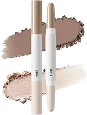 BBIA Last Contour Stick - Dual-Sided Contouring & Highlighting Duo Stick Easy Dual-Ended Natural Contour & Highlight Belndable Buildable Longlasting Korean Face Makeup (01 WARM DETAIL, Pack of 1)