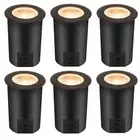 [6 Pack] 9W LED Landscape Well Lights,2700K/3000K/3500K/4000K/5000K Selectabl...
