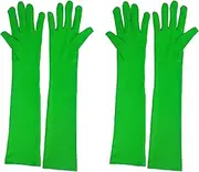 7Tek Chromakey Gloves Green Chroma Key Glove Invisible Effects Background Chroma Keying Green Gloves for Green Screen Photography Photo Video… (Tight, Green x2Pairs)