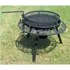 Chaska Fire Pit BBQ Yard Garden Living Firepits Outdoor Heating Cooking & Eating
