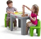 Step2 Mighty My Size Kids Table and Chair Set, Playroom Toddler Activity Table,