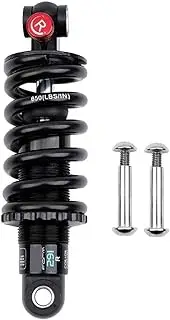 Bicycle Damper,Mountain Bike Rear Shock Absorber, Spring Absorber 125/150/165/190mm Adjustable Soft and Hard Damping Rear Shocks