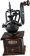 VALICLUD Vintage Hand Crank Coffee Grinder Compact Manual Espresso Bean Mill for Travel Home Use Easily Dismantled for Cleaning for Grinding Coffee Spices