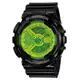 卡西歐G-SHOCK 新設計美學機械感運動休閒錶-亮綠面(GA-110B-1B3DR)