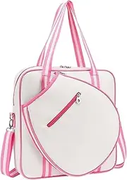 Zxpjkyu Tennis Racket Carry Bag 39x10x39cm Sports Tote for Outdoor Activities, Gym, and Hiking