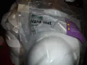 LOT OF 6 Msa V-Gard Hard Hats Fas-Trac Ratchet Suspension White MEDIUM Z89.1