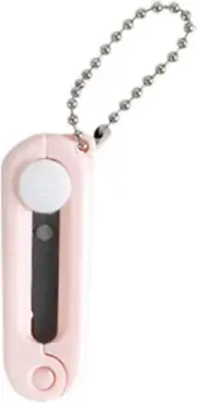 Pink Folding Scissors Safe Portable Travel Scissors Foldable Telescopic Cutter P