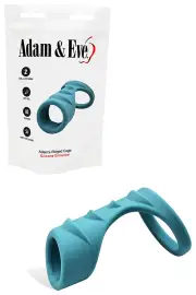 Adam and Eve Adam's 3.5" Ridged Cock And Ball Cage