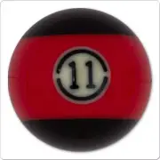 Individual Aramith #11 Tournament Black Replacement Pool Ball