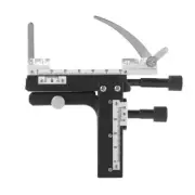 Microscope Attachable Mechanical Stage X-Y Moveable Stage Caliper With Scale Kit