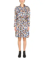 [Kenzo] Kenzo-"Blurred Flowers" Dress-Donna 38
