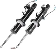 Pair Front Left Right Air Suspension Shock Absorber Compatible For BMW F15 G05 X5 E71 E72 F16 X6 2013-2018 37116875083 37116863173