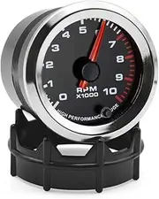7 Color 52MM Tacho Meter PRM Air Fuel Ratio Boost Gauge Voltage EGT Gauge Water Oil Temp Oil Press Meter 2inch Gauge Pod Holder(Air fuel ratio)