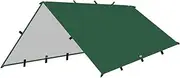 Xuegier Outdoor Awning Tarp Waterproof Camping Beach Sunshade Shelter Shade Rain Fly Tent Green 3X4M