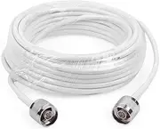50-3W Coax Cable 32.8ft 10 Meter RF Cable Microwave N-Male to N-Male Ultra Low Loss Coaxial Cable